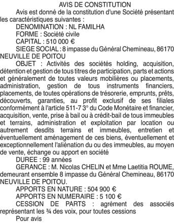 Contenu publication