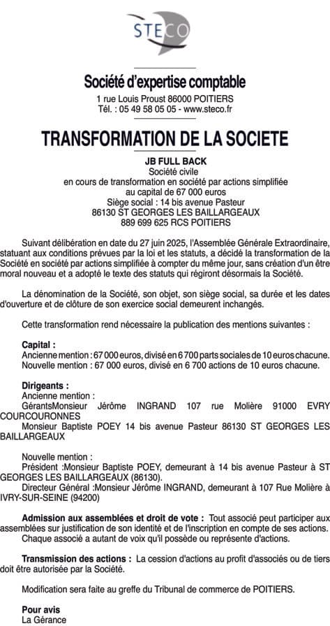 Contenu publication