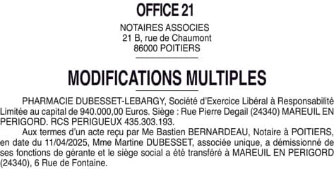 Contenu publication