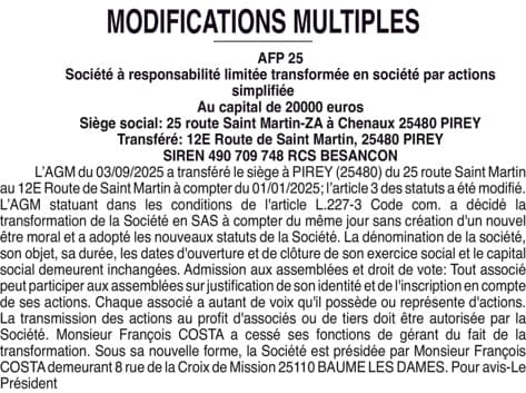 Contenu publication
