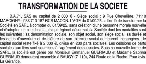Contenu publication