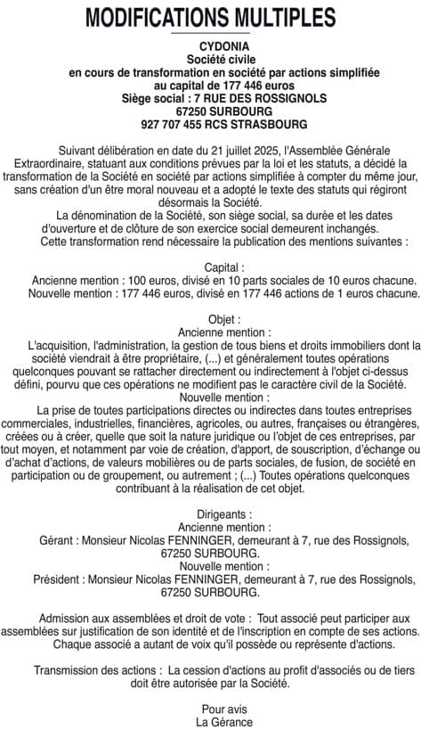 Contenu publication