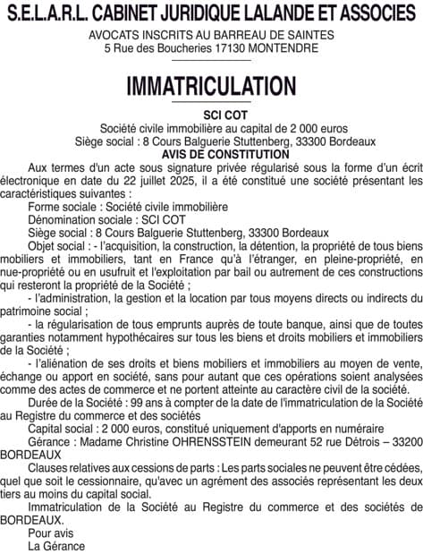 Contenu publication
