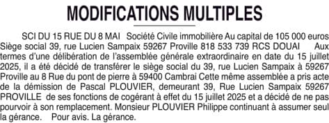 Contenu publication