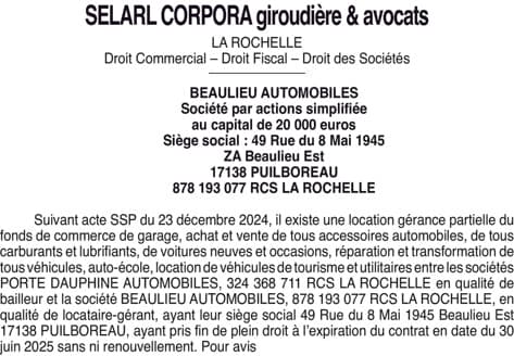 Contenu publication