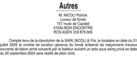 Contenu publication