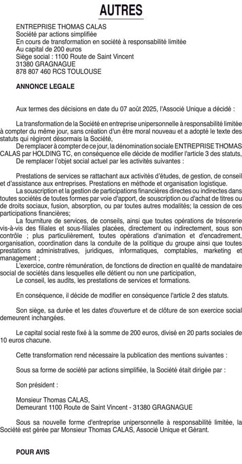 Contenu publication