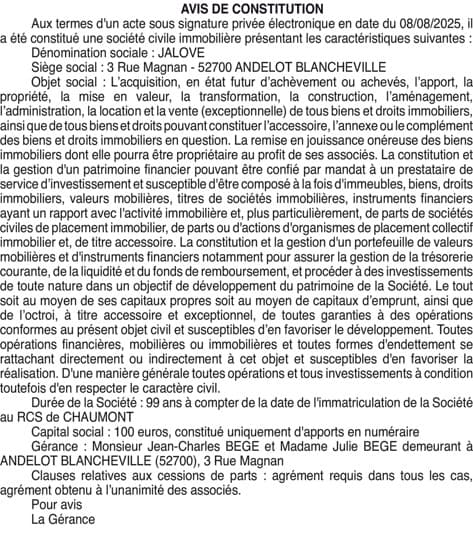 Contenu publication