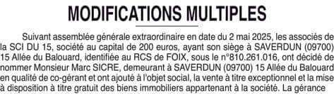 Contenu publication