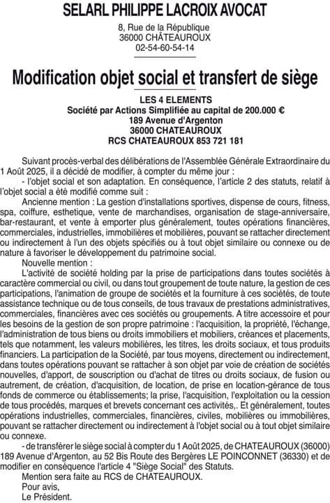 Contenu publication