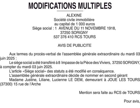 Contenu publication