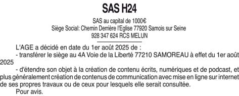 Contenu publication