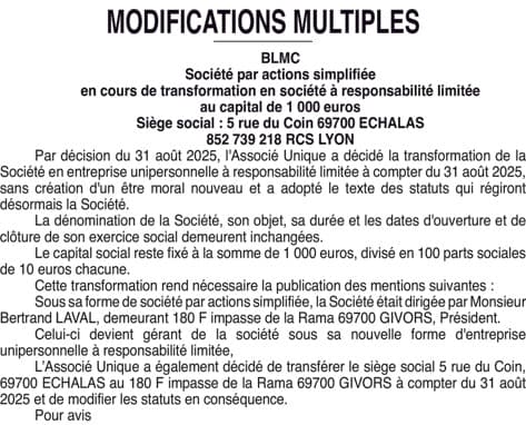 Contenu publication