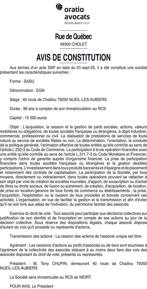 Contenu publication