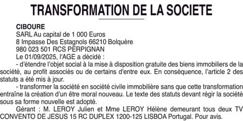 Contenu publication