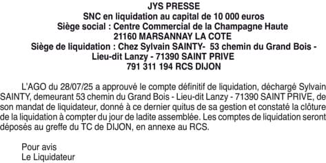 Contenu publication