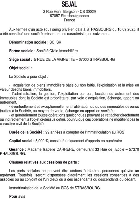 Contenu publication