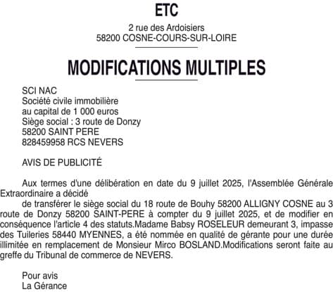 Contenu publication