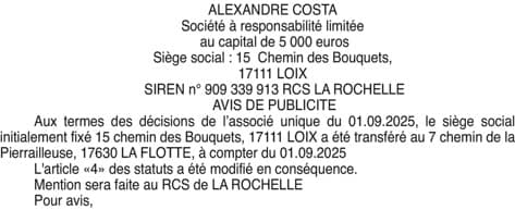 Contenu publication