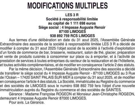 Contenu publication