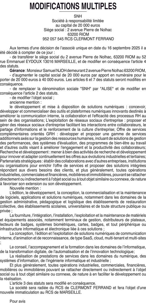 Contenu publication