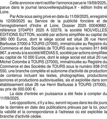 Contenu publication