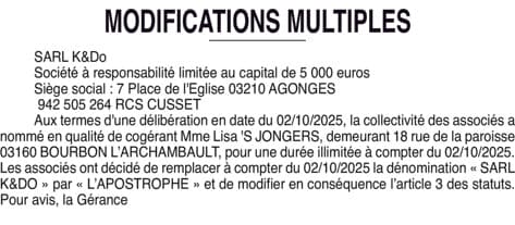 Contenu publication