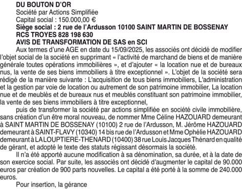 Contenu publication