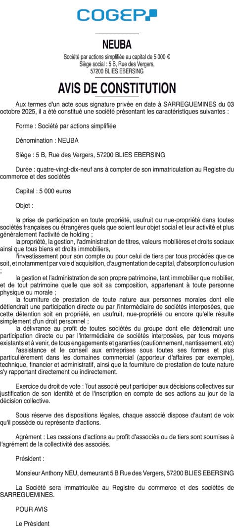 Contenu publication