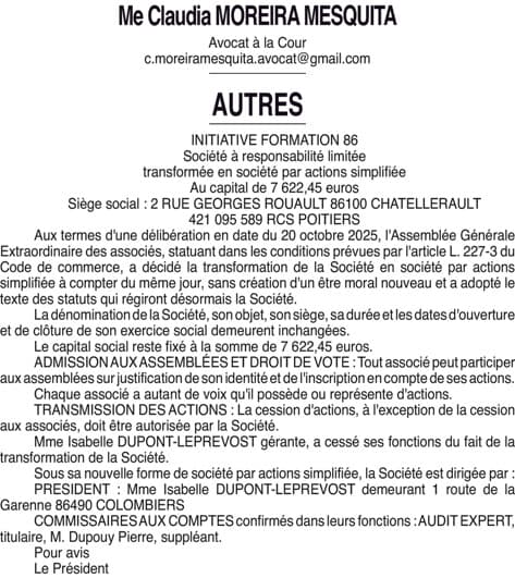 Contenu publication