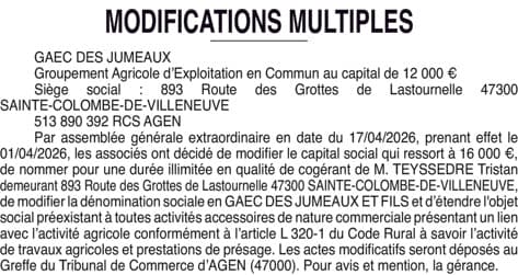 Contenu publication