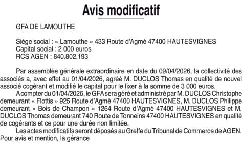 Contenu publication