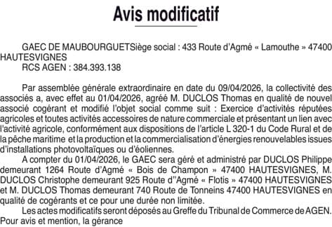 Contenu publication