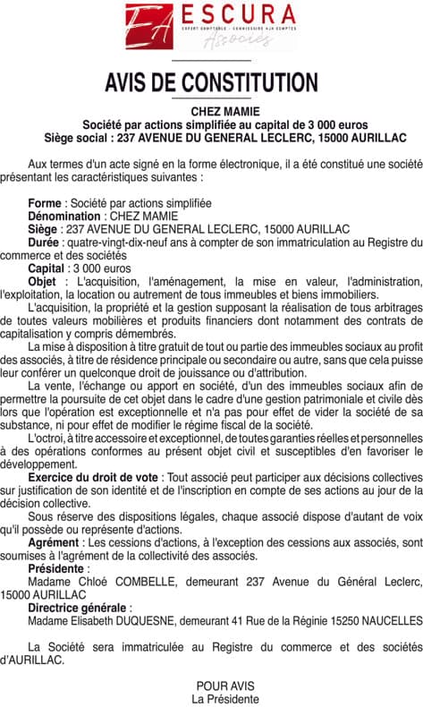 Contenu publication