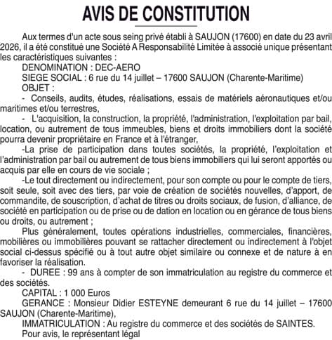 Contenu publication