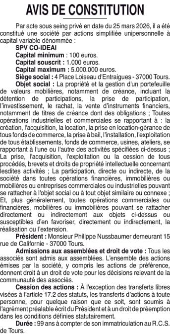 Contenu publication