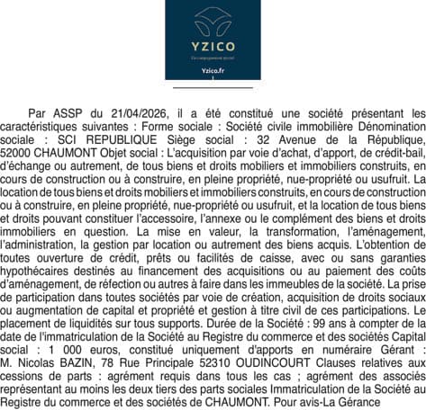 Contenu publication