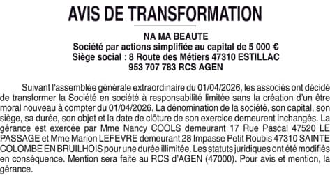 Contenu publication