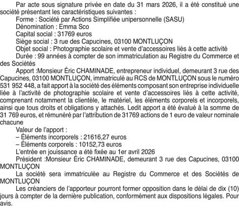 Contenu publication