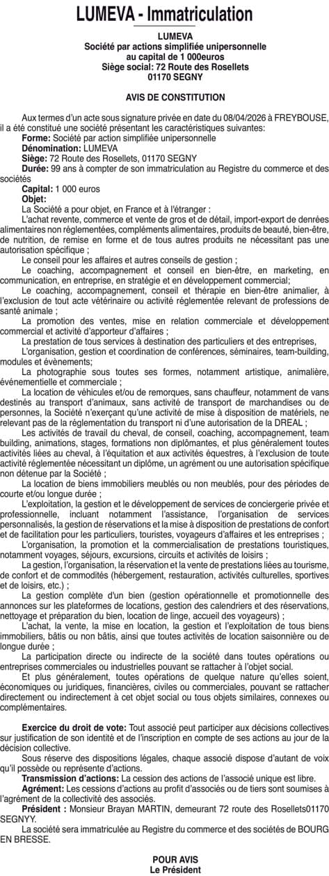 Contenu publication