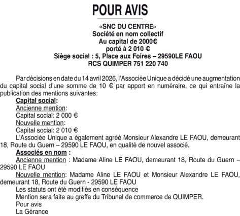 Contenu publication