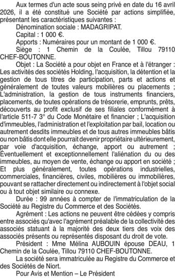 Contenu publication