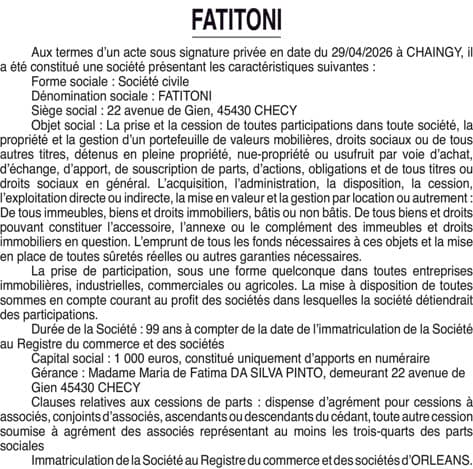 Contenu publication