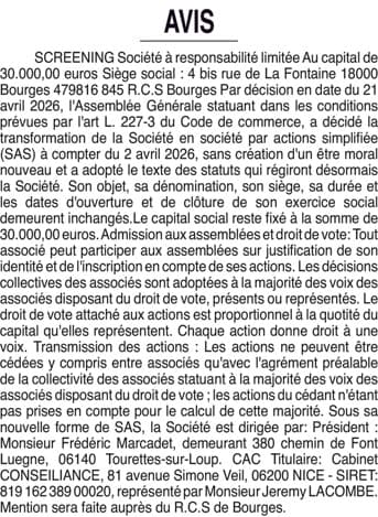 Contenu publication