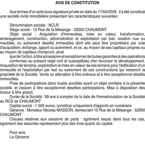 Contenu publication