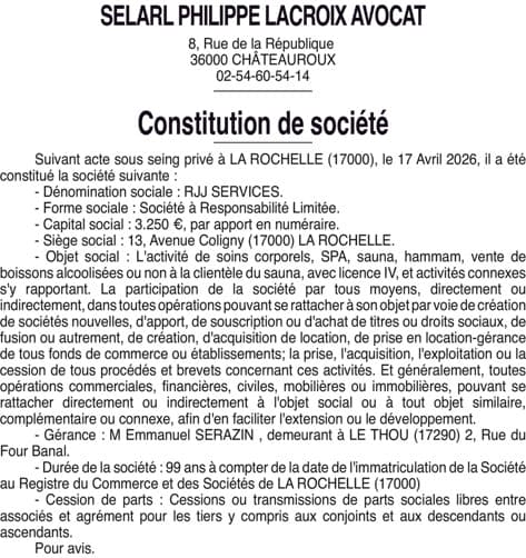 Contenu publication