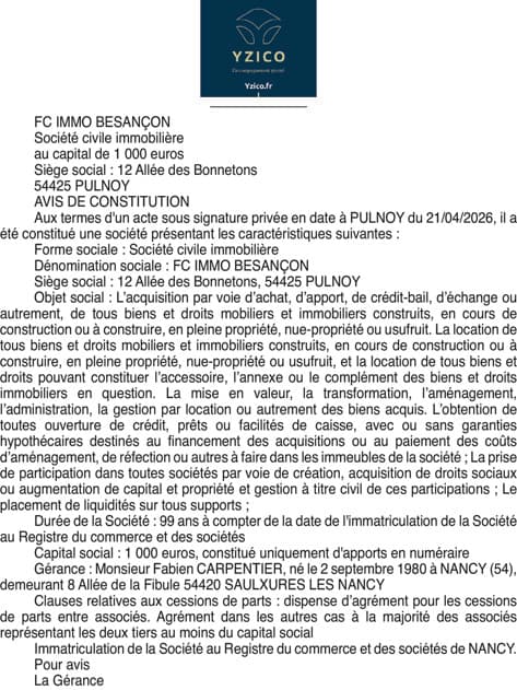 Contenu publication