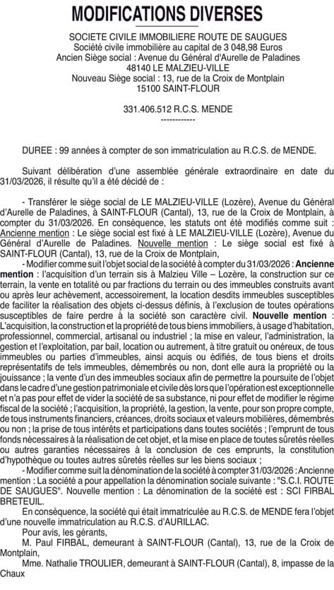 Contenu publication