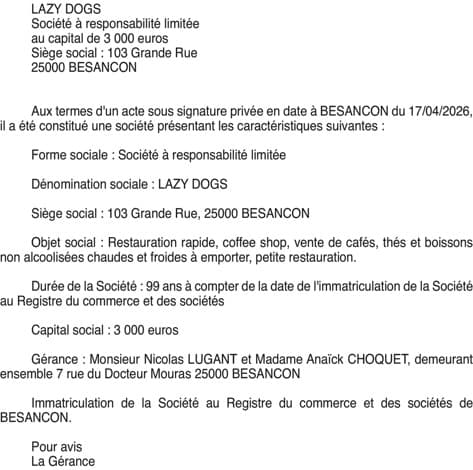 Contenu publication