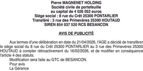 Contenu publication